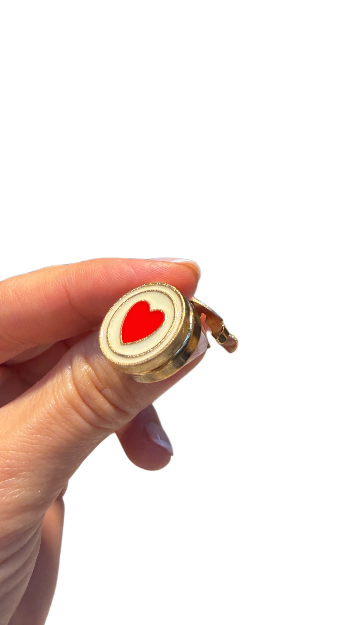 Heart Button Cover