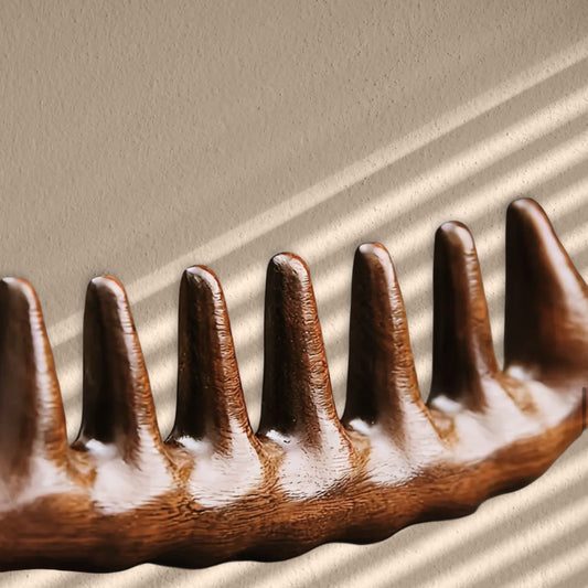 Sandalwood wide-tooth comb image 1