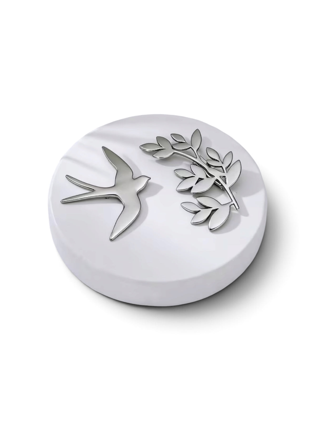 Elegant Bird and Leaf Decorative Collar Accessory