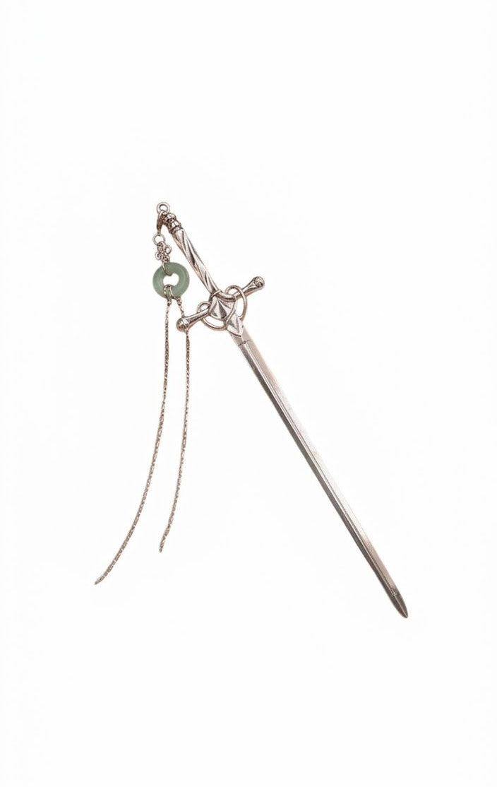 Elegant Metal Sword Hair Pin