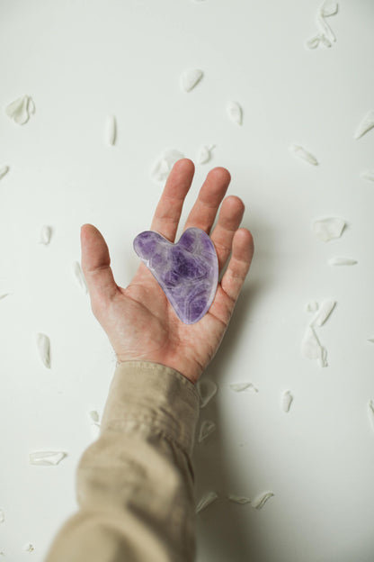 Amethyst Stone Gua Sha image 1