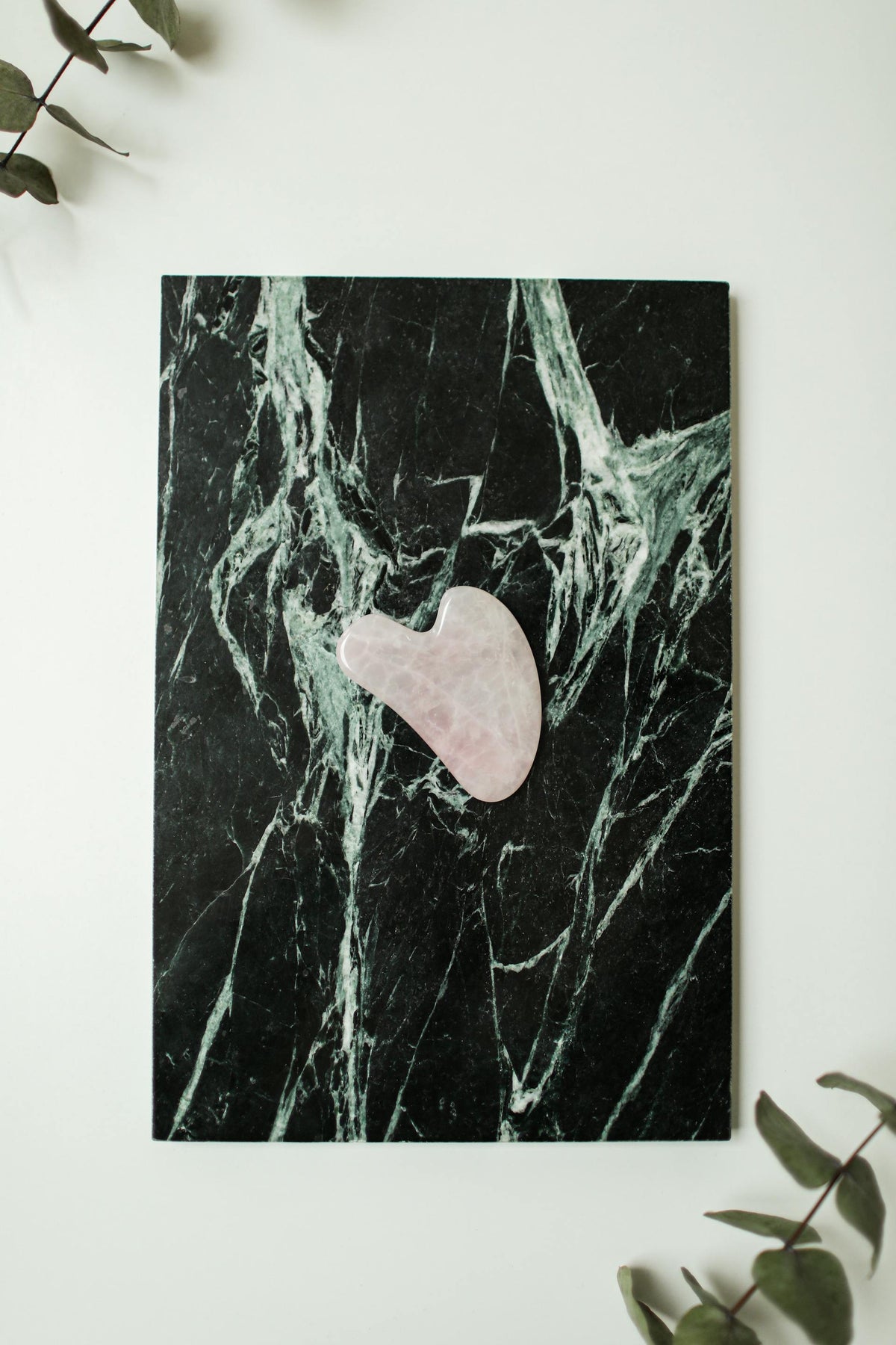 Pink (Rose) quartz stone guasha image 7