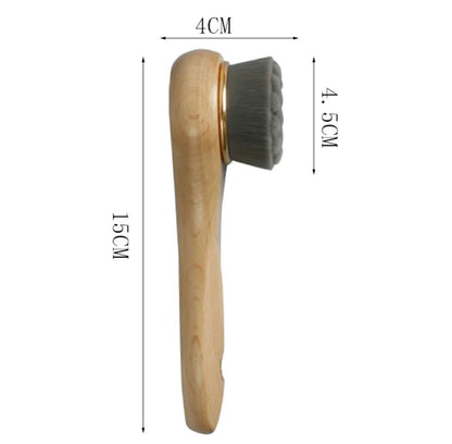 Charcoal Bamboo Facial Cleansing Brush image 2