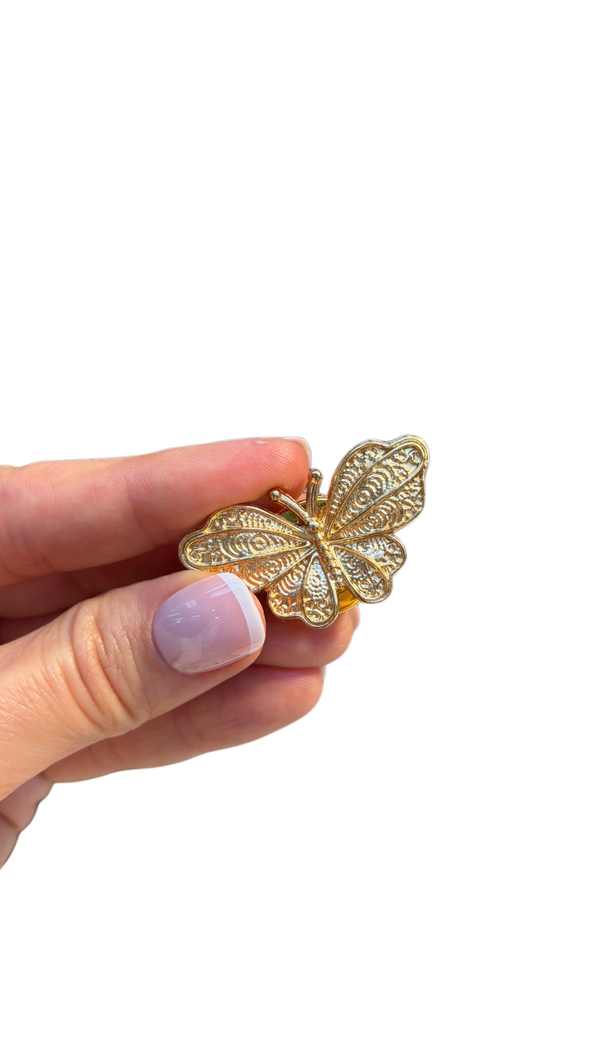 Vintage Style Butterfly Button Covers