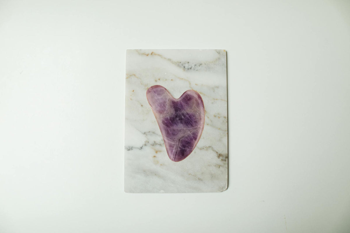 Amethyst Stone Gua Sha image 2