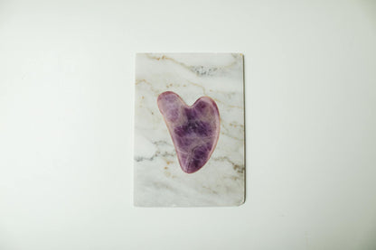 Amethyst Stone Gua Sha image 2
