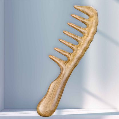 Sandalwood wide-tooth comb  image 3