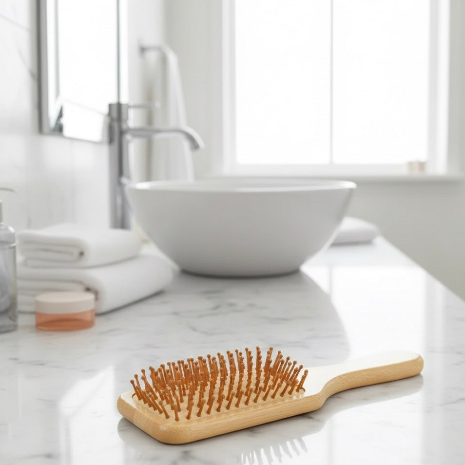 Bamboo air cushion comb brush image 0