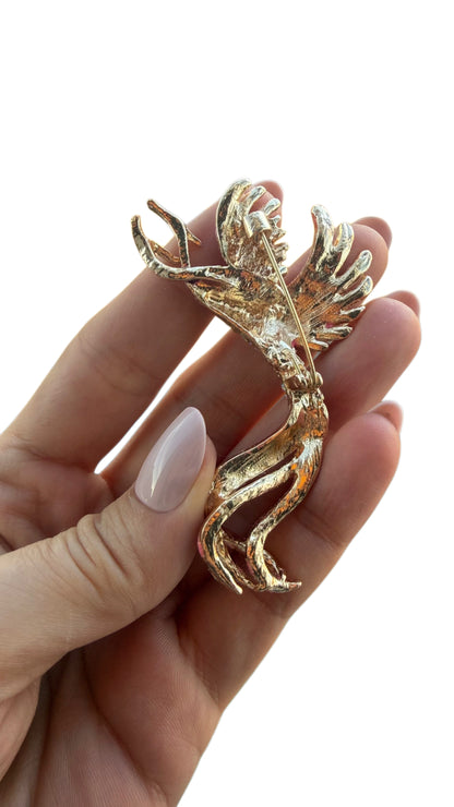 Pink Birds Brooch - Charming Statement Accessory