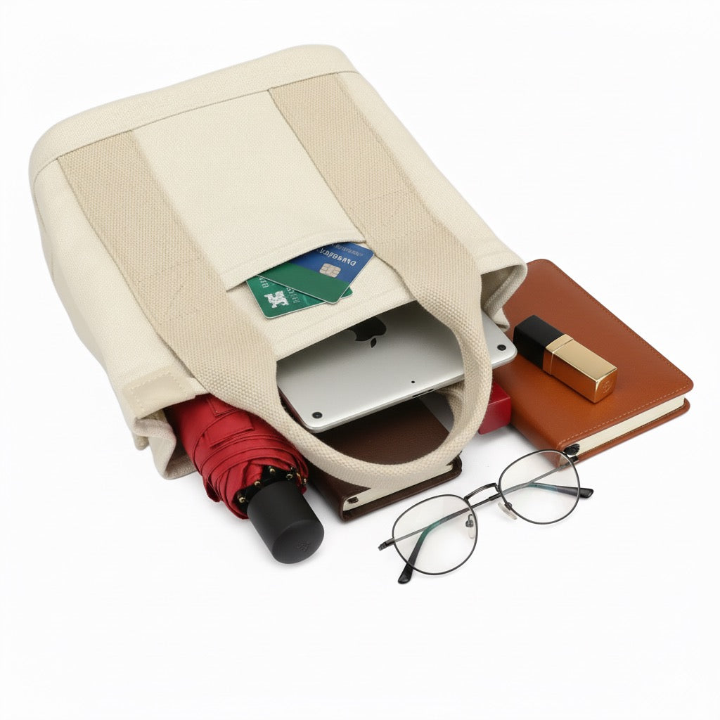 Timeless Canvas Mini Tote Bag | Sustainable & Durable image 10