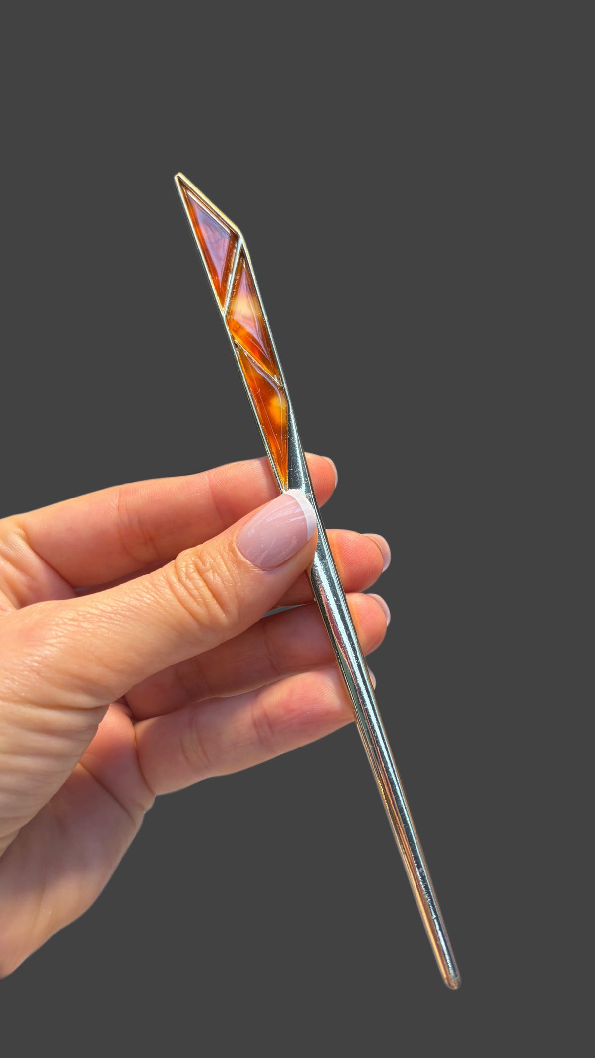 Elegant Brown Hair Pin