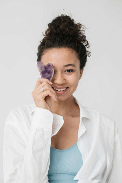 Amethyst Stone Gua Sha image 0