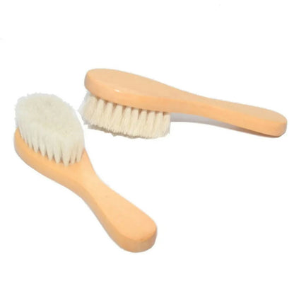 Wool fiber baby bath brush image 5