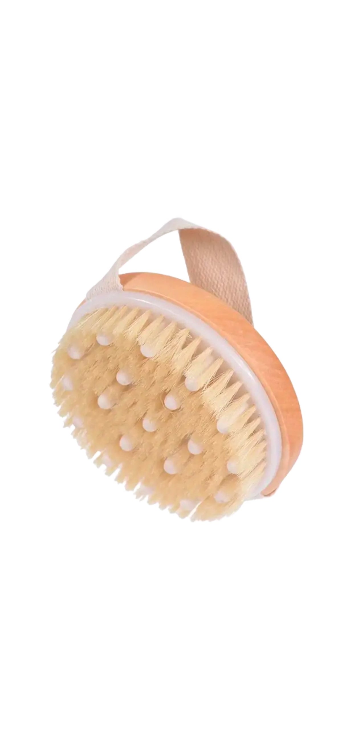 Dry & Wet Bamboo Fiber Massage Brush with Support Points for Dry Brushing image 2