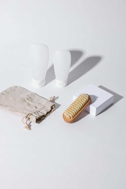 Wooden double side nail care brush image 1