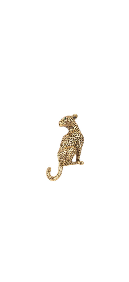 Modern Leopard Brooch