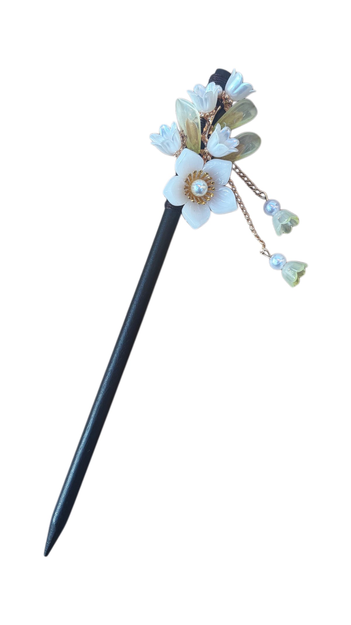 Flowers Wooden Hairpin