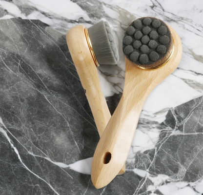 Charcoal Bamboo Facial Cleansing Brush image 0
