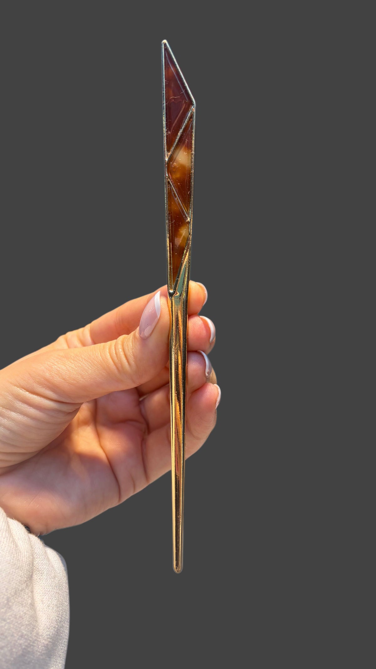 Elegant Brown Hair Pin
