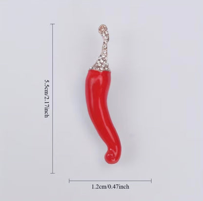 Red Hot Chili Paper Brooch