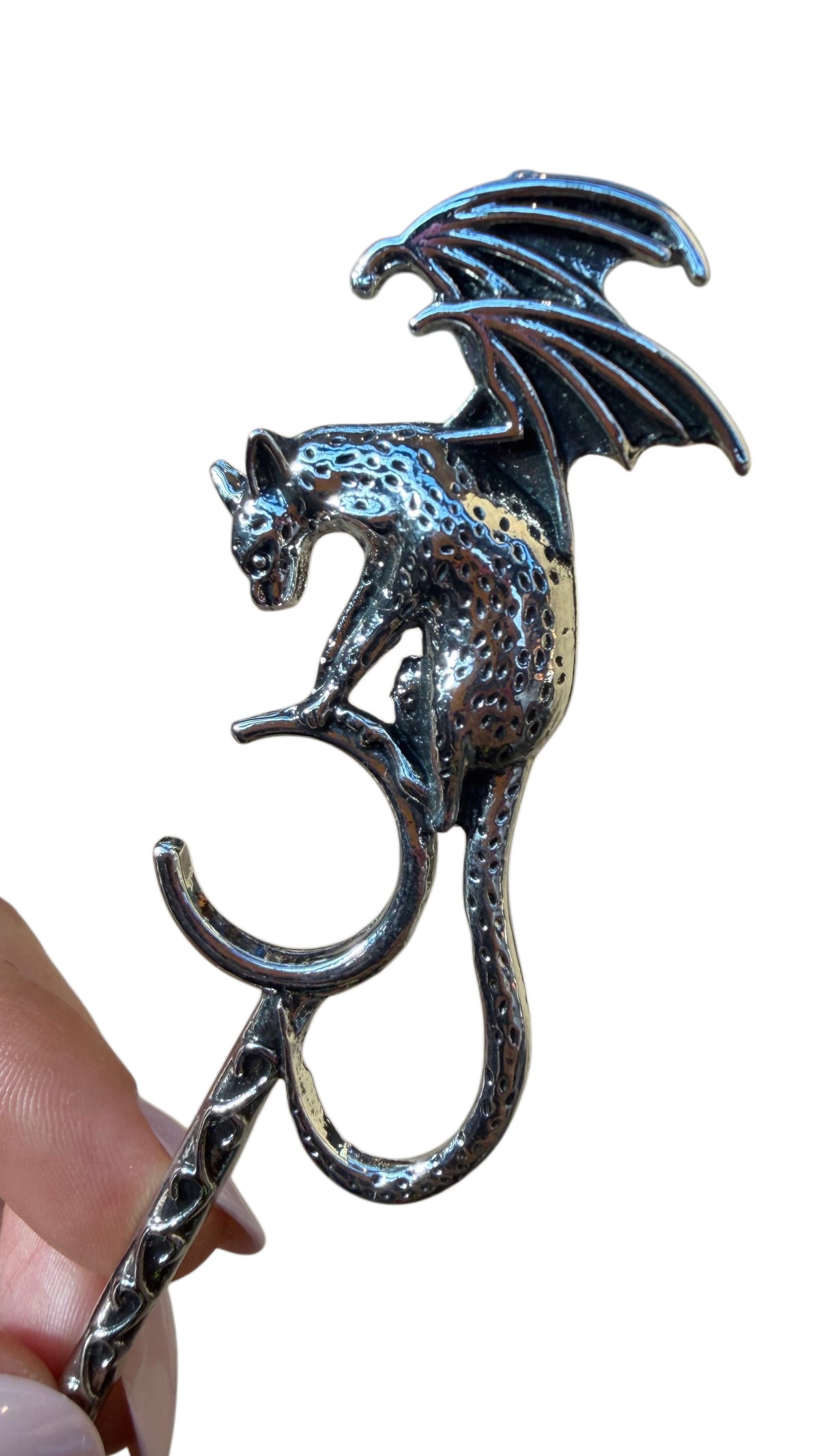 Demon Metal Hair Pin - Edgy Statement Hair Accessory