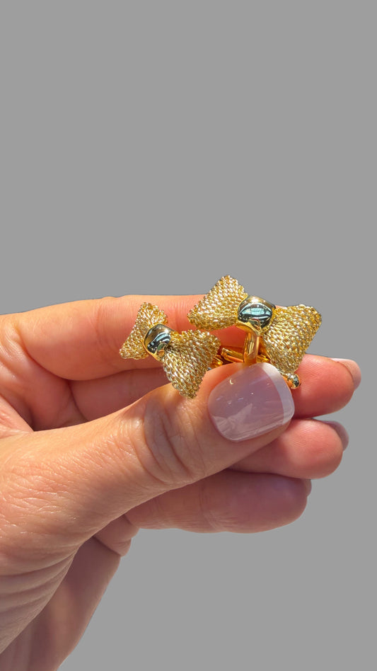 Bow-Accent Cufflinks