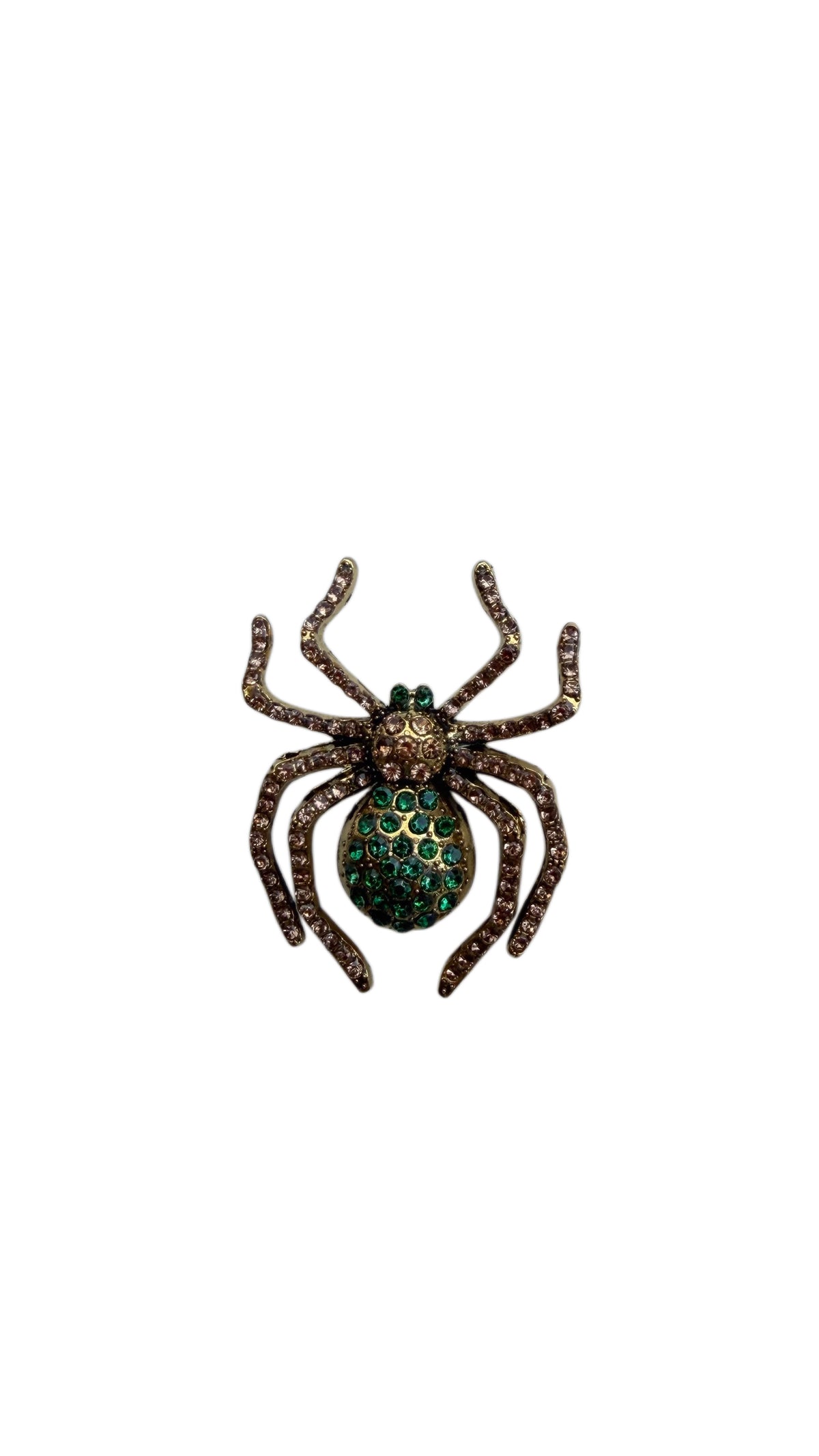 Green Spider Brooch
