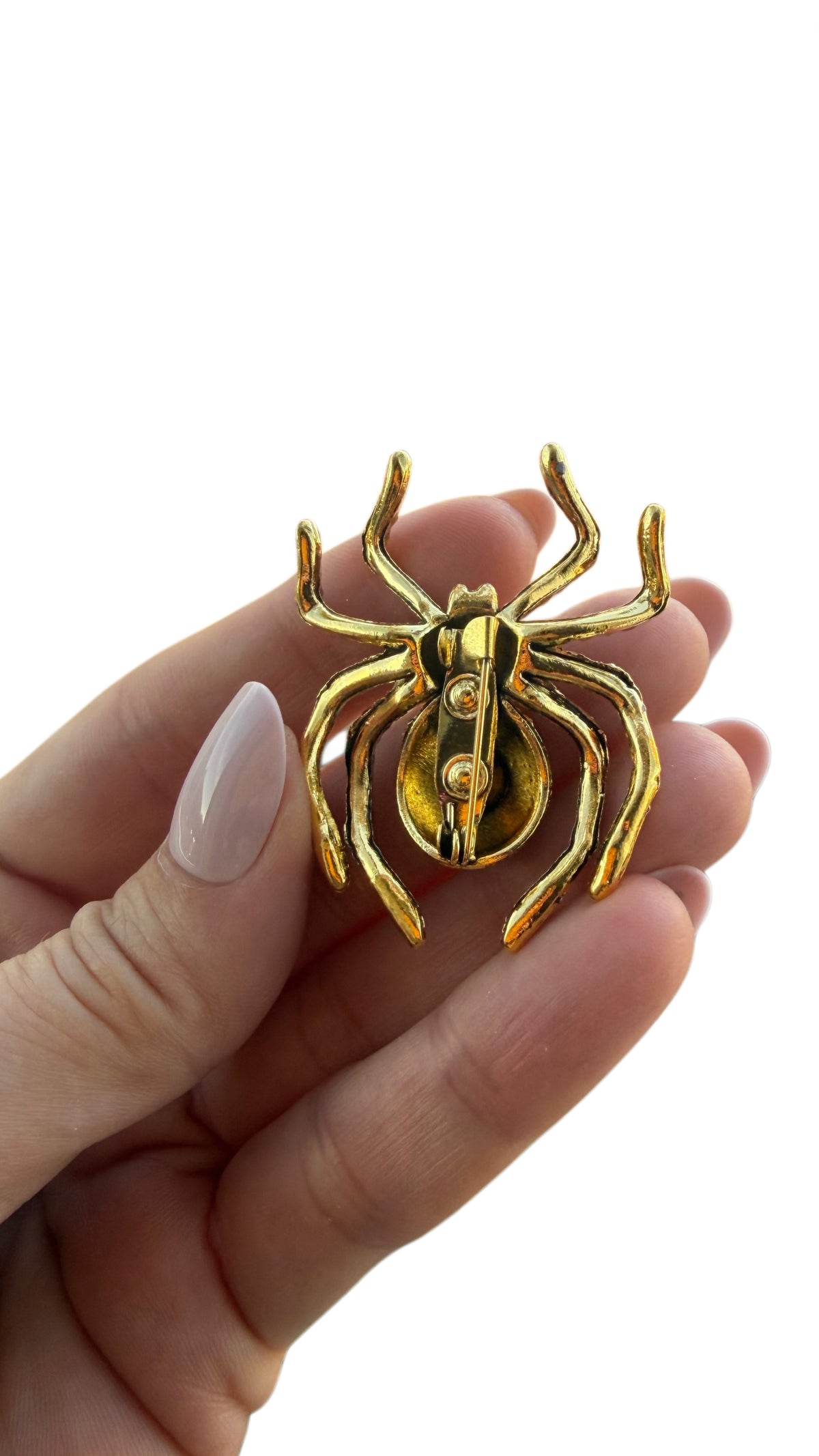 Green Spider Brooch
