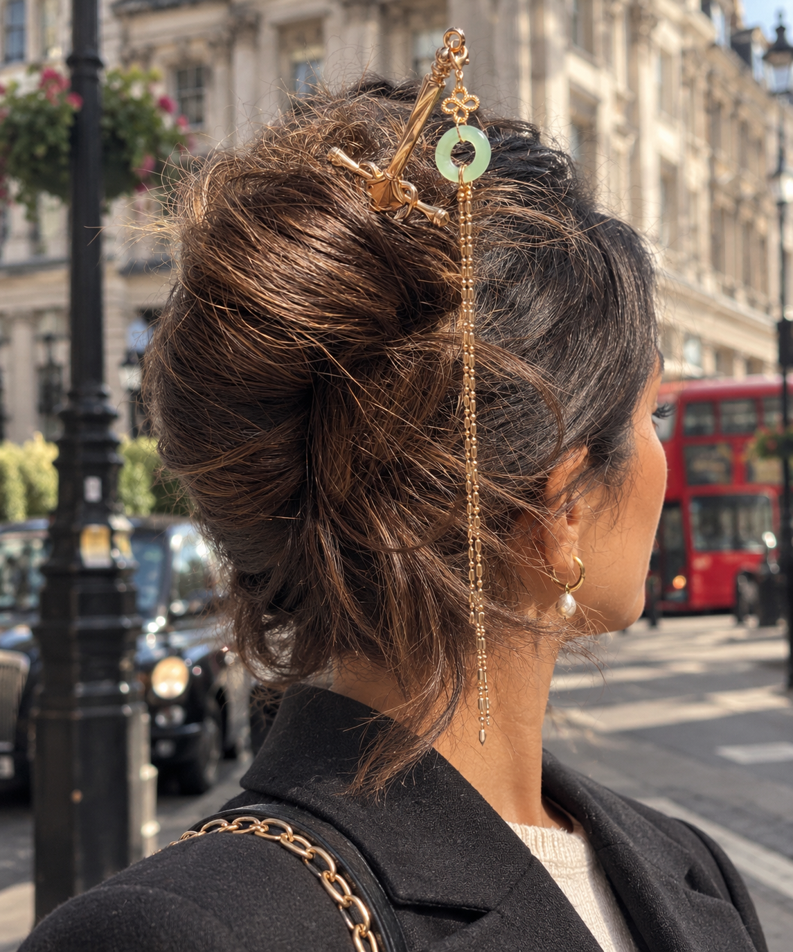 Elegant Metal Sword Hair Pin