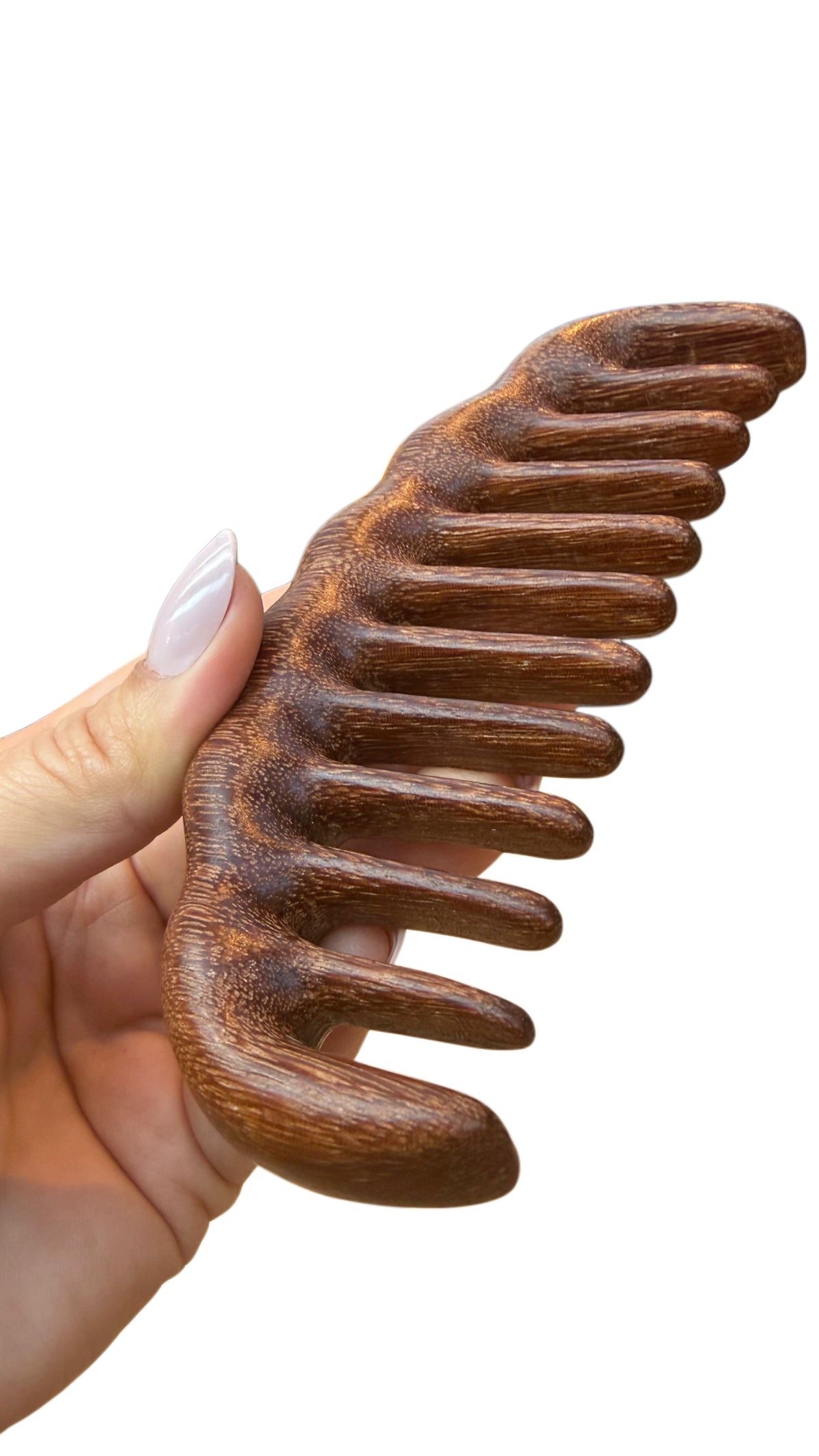 Sandalwood Wide-tooth Without Handle Comb