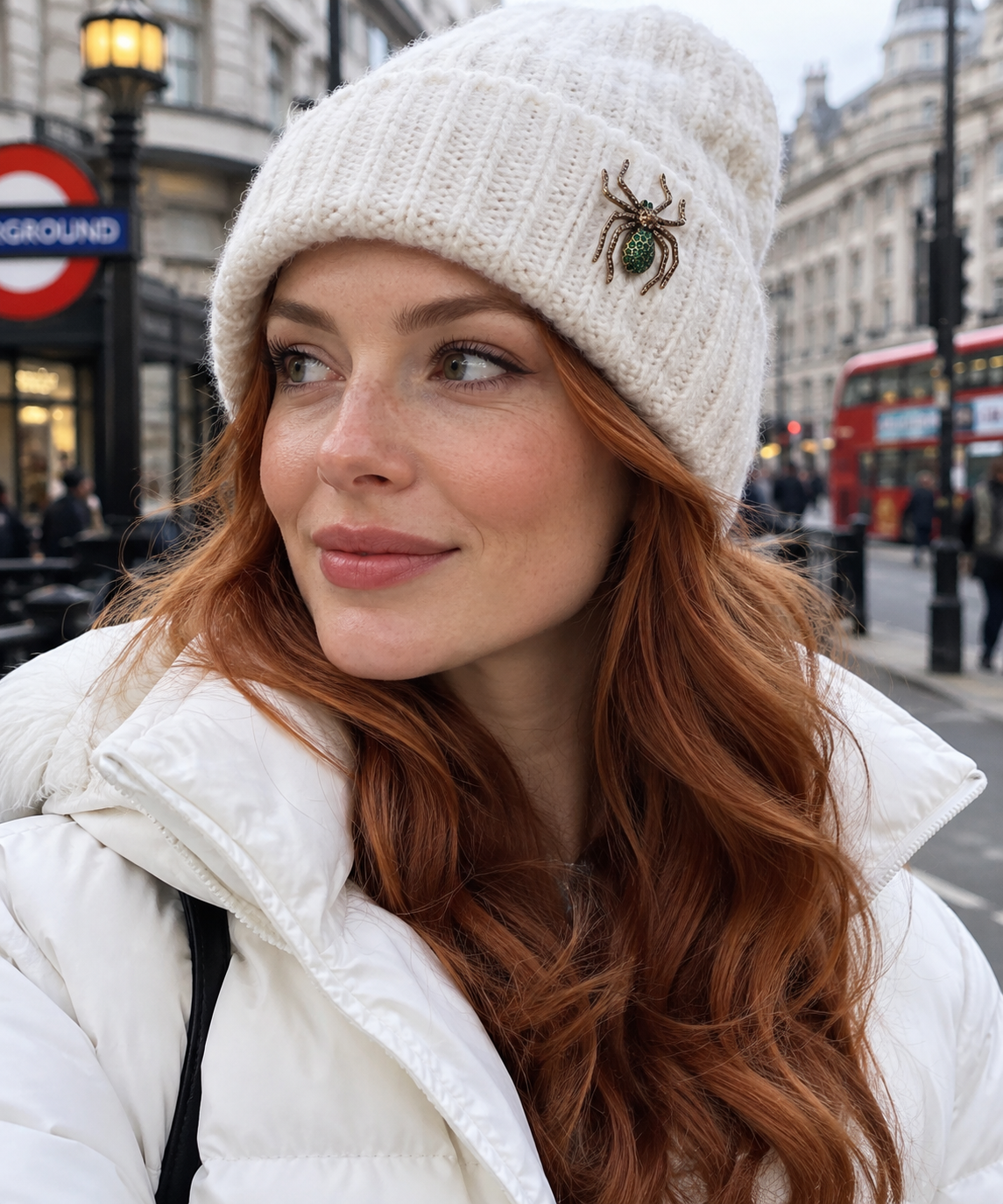 Green Spider Brooch
