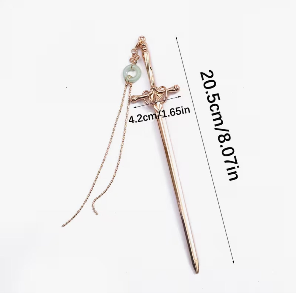 Elegant Metal Sword Hair Pin