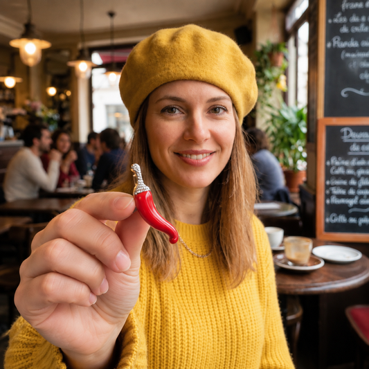 Red Hot Chili Paper Brooch