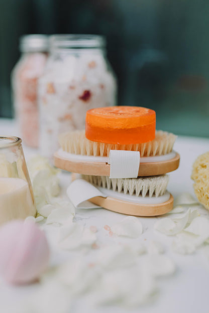 Dry & Wet Bamboo Fiber Body Brush