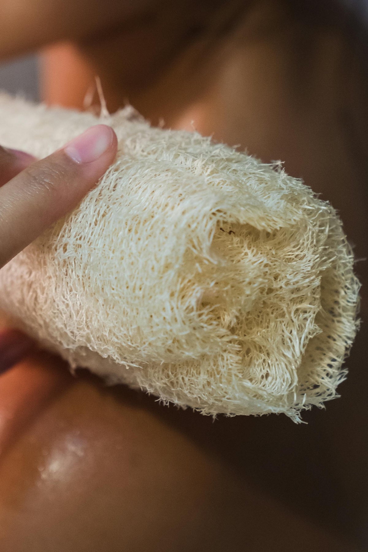 Cutted Natural Loofah Sponge image 3