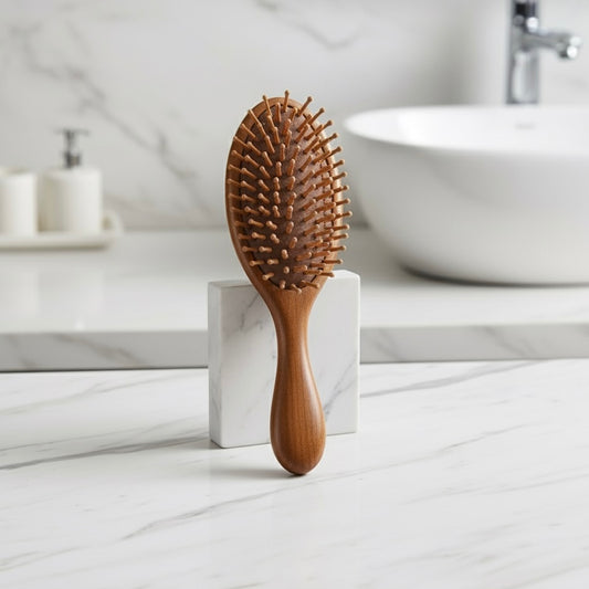 Red sandalwood air cushion comb brush image 0