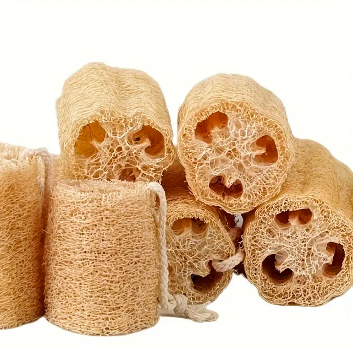Cutted Natural Loofah Sponge image 7