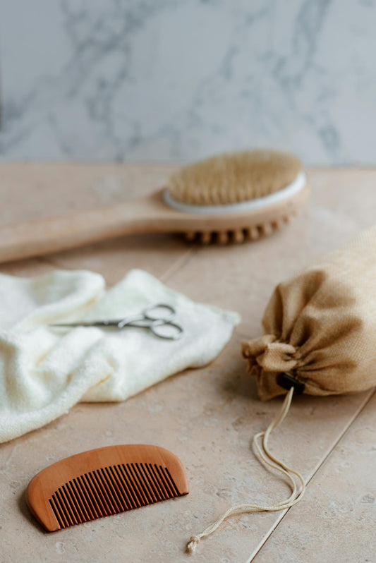 Peach wood comb image 1